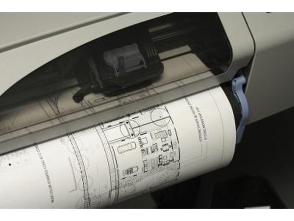 Large format printer for architecture work.