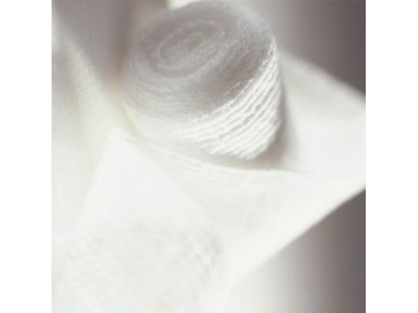 Gauze bandage, close-up