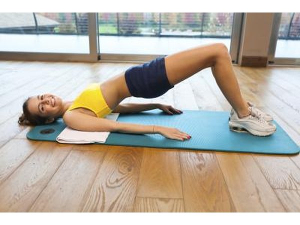 A type of leg lift will tone your thighs and target your glutes.