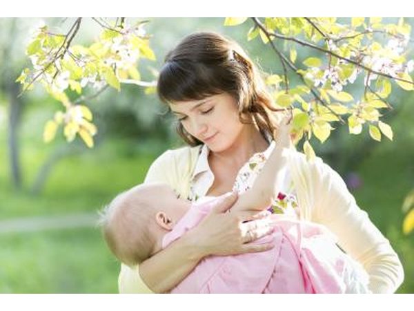 Mother breastfeeding her baby