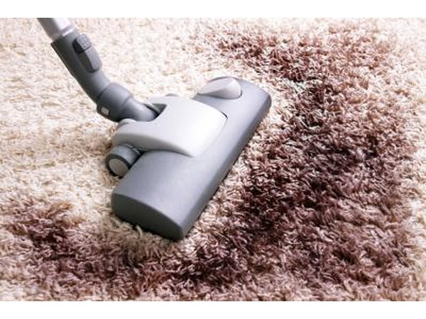 Vacuum carpeted floors.