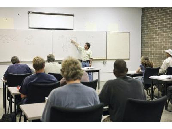 Training is conducted by the service contractor company.