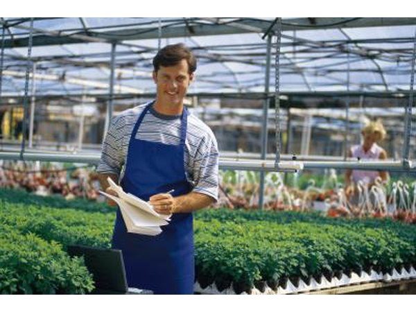 employee at garden store