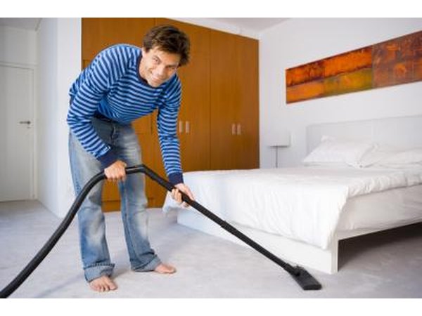 Vacuum and thoroughly wipe down surfaces in infested areas of your home.