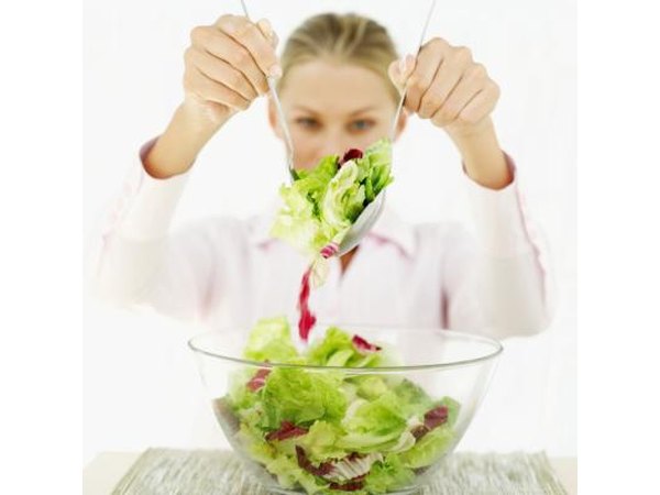 Eat a salad first to fill you up.