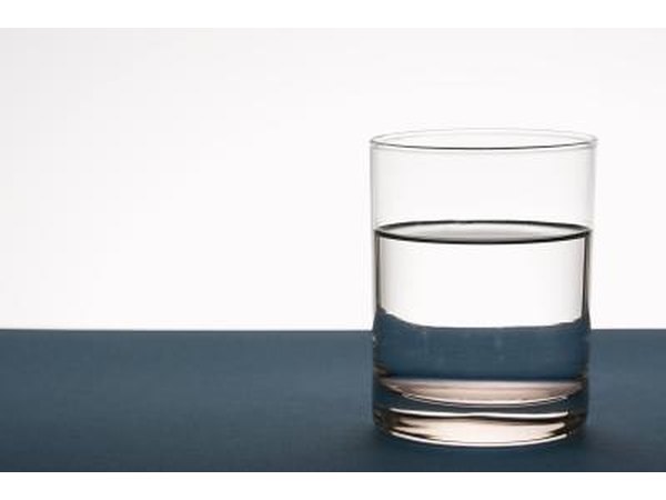 Water is allowed.