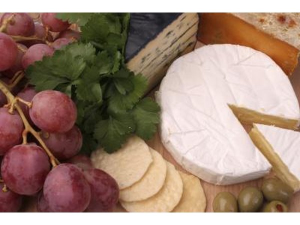 Cheese and fruit buffet