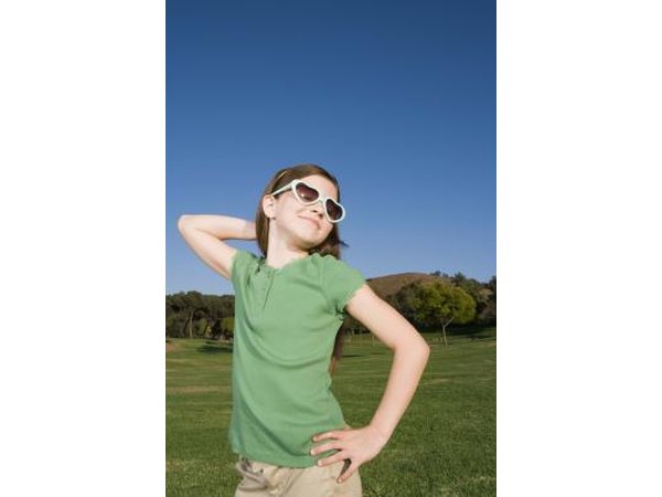 Brightly-colored sunglasses are perfect for a kids' golf party.