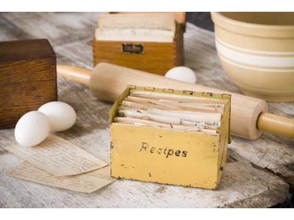 recipe box