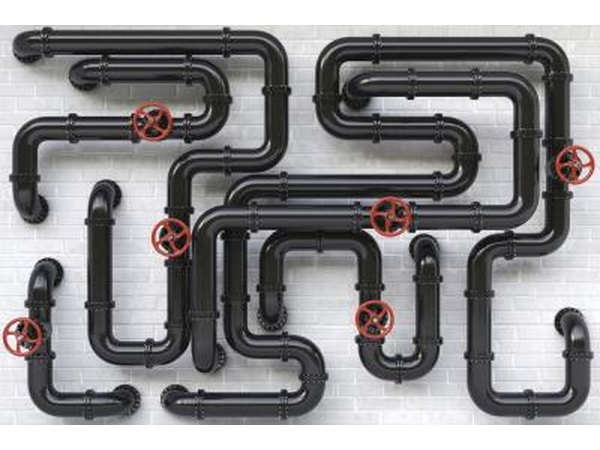 Intermediate black pipes.