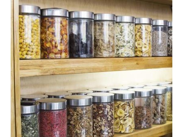 Herbal medicinals in jars