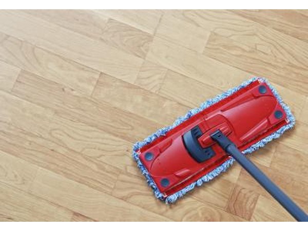Laminate flooring is easy to keep clean.