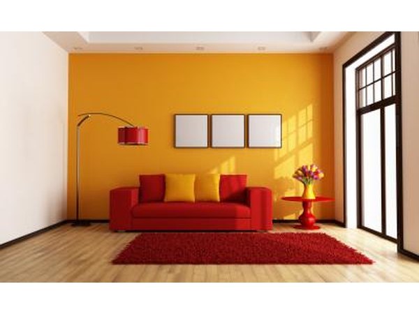 Dark oak looks stunning with oranges from pumpkin to nutmeg