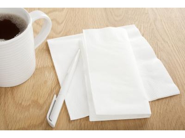 A cigarette filter is made out of the same material as paper napkins.