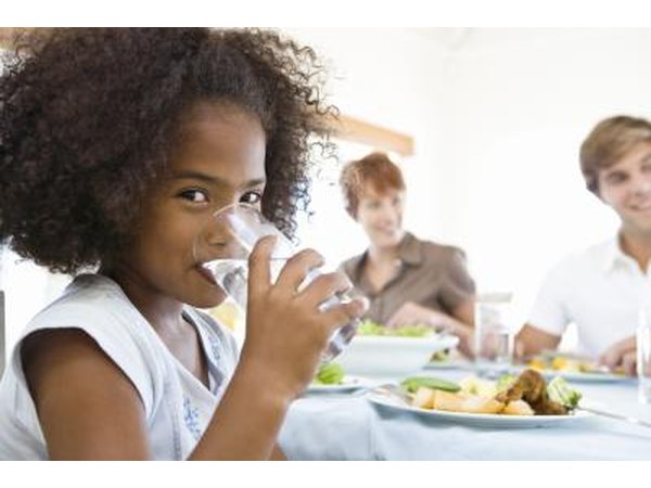 Each child is different, and a child's height and weight affect normal fluid intake levels.