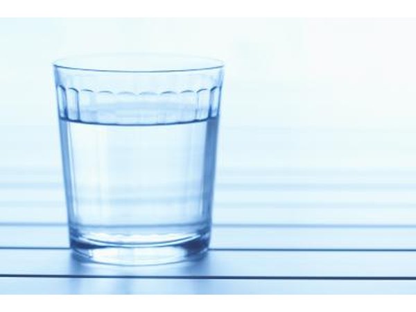 Glass of water.