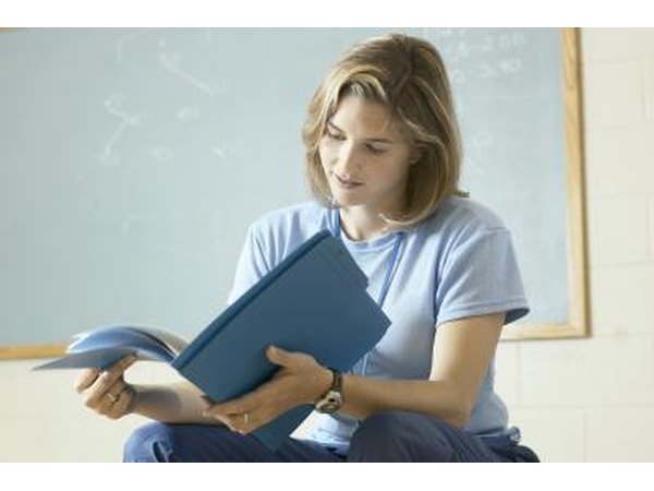 The physical education teacher must record and report on the progress of each student.