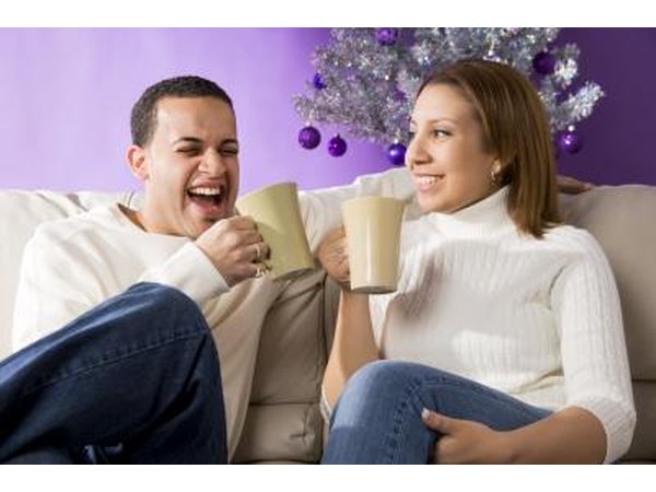 GIve them matching Christmas mugs so they can enjoy their coffee together.