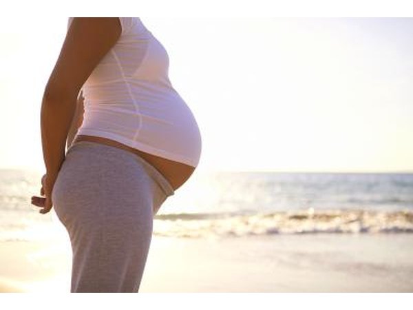 Pregnant women should not use ultrasound on their abdomen or lower back region.