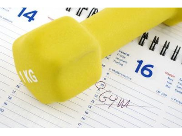 Day planner and weight