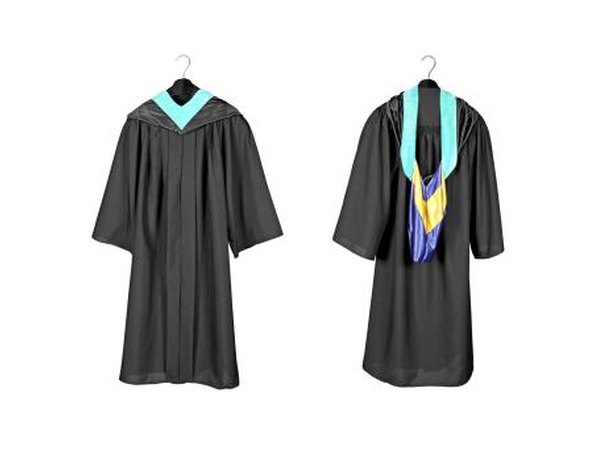 Wrap the stole around your shoulders so that the ends are hanging down the front of your robe