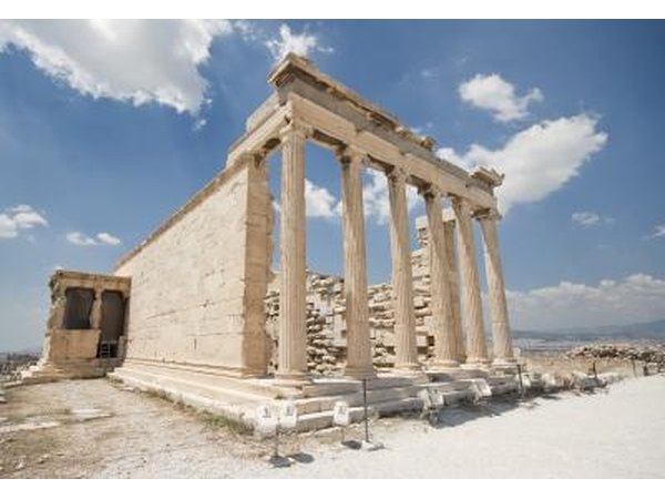 The Temple of Athena Nike on the Acropolis in Athens