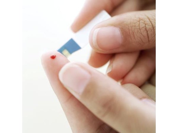 Diabetics are at risk for infection.