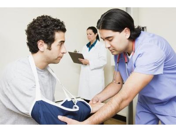 EMTs know how to splint broken bones.