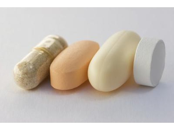 Assorted fiber pills.