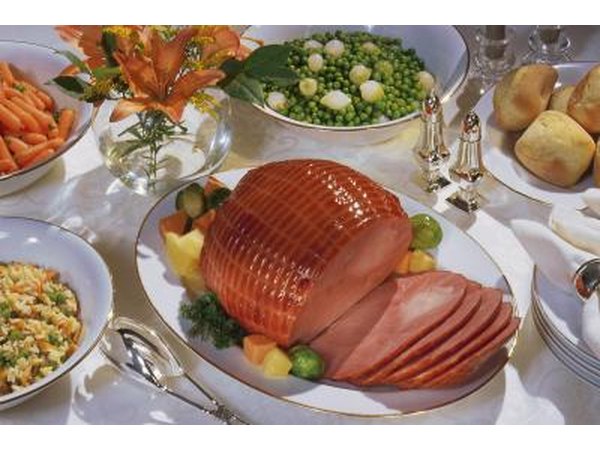 Ham in slices
