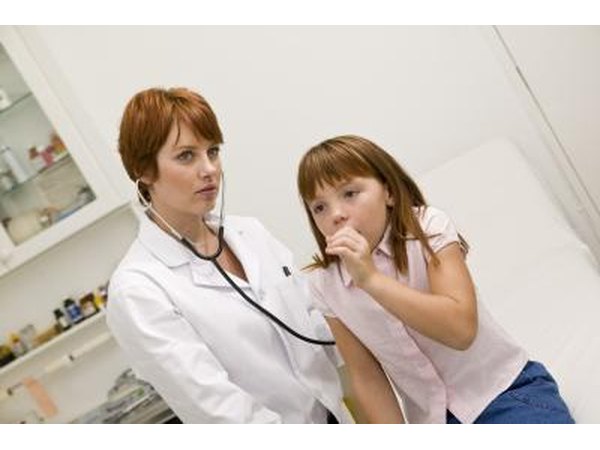Rashes may appear red with raised scales or appear in conjunction with serious asthma symptoms of coughing, wheezing and difficulty inhaling deeply.