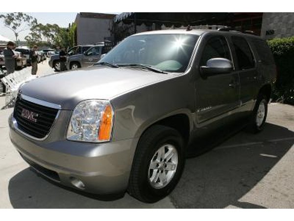A Yukon Denali SUV