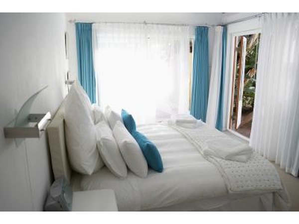 A deep pillow-top mattress will require a comforter on the larger end of the range.