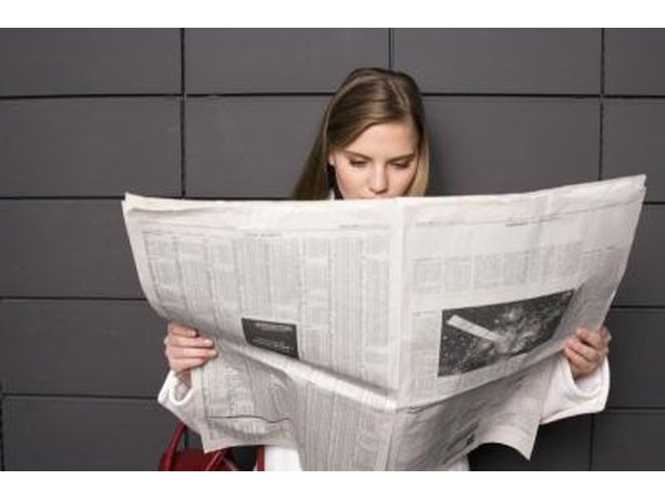 Woman with paper
