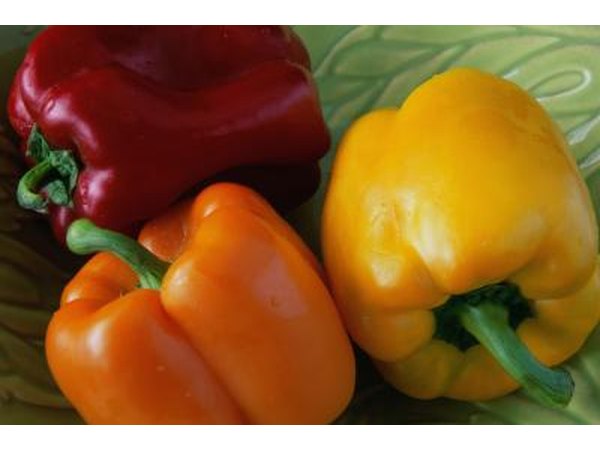 bell peppers come in a variety of colors