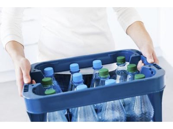 Case of bottled water