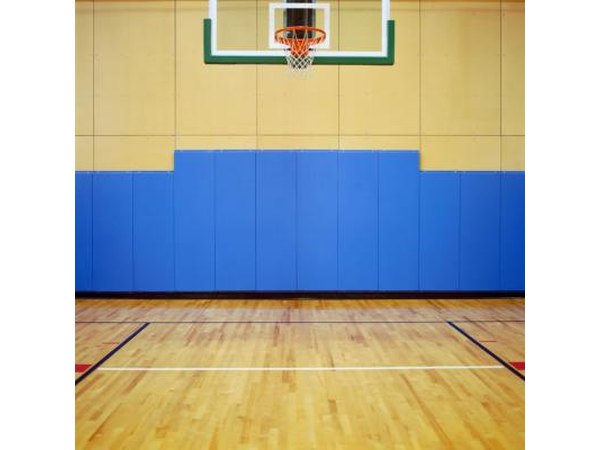 Basketball court.