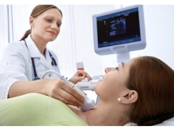 Ultrasound of thyroid.