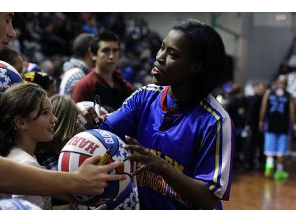 Autographed basketballs make great gifts.