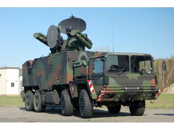 Military truck.