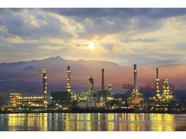 Barium is more common near oil refineries.