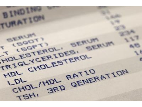 Triglyceride levels below 10 mg/dl can indicate a serious problem.