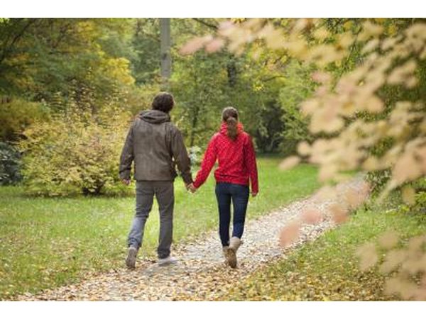Consider leisurely activities like a stroll through the park.