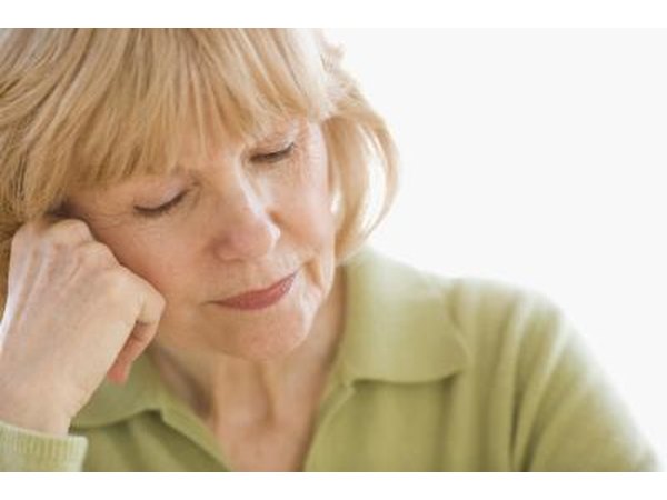 Fatigued woman.