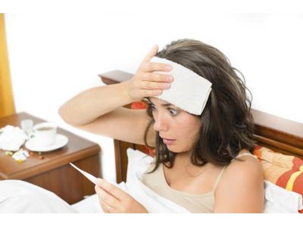 An abnormally high fever may indicate an illness more serious than flu.