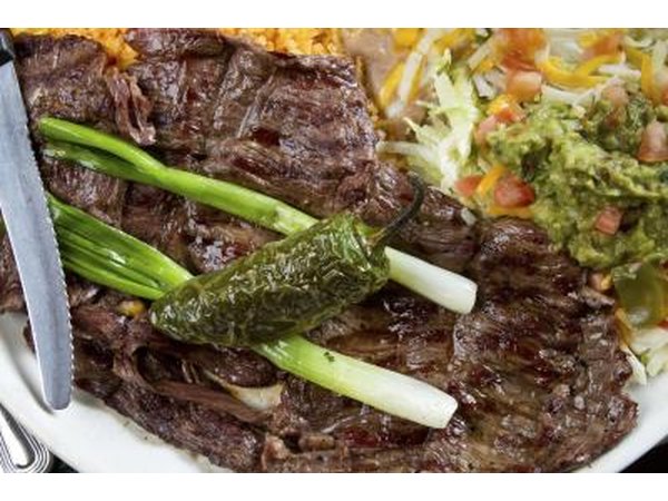Skirt steak.