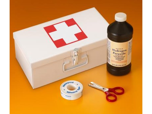 Hydrogen Peroxide is a common first aid kit item that can also be used with water to create a non toxic feminine wash.
