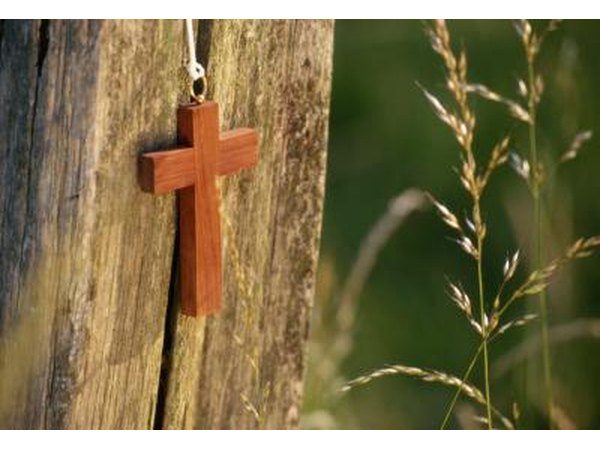 Crosses are an unmistakable Christian symbol.