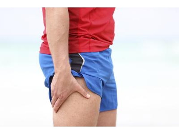 If you are suffering from compartment syndrome of the posterior thigh, a muscle has become too big for the sheath that surrounds it.