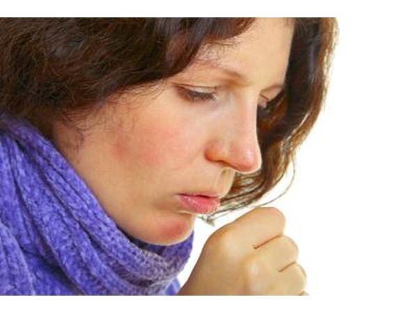 Coughing may be a symptom.